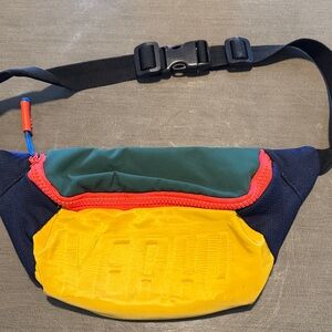 Zara Multicolor Men's Belt Bag - Yellow, Green, Navy, Red